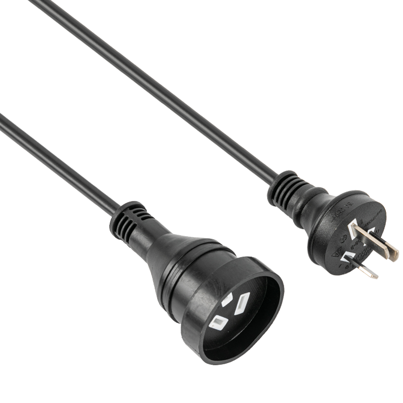 B09-2 15A 250V Australia SAA Kabel Listrik Ekstensi